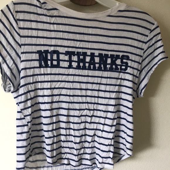H&M ‘No Thanks’ Top! - Picture 1 of 3
